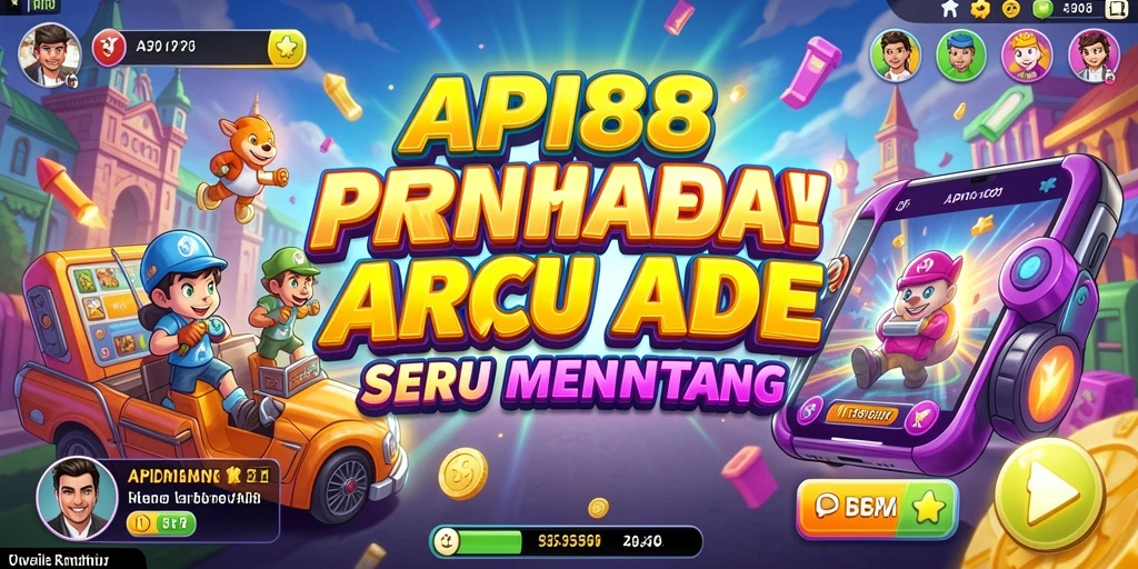 Tampilan gameplay menegangkan dan penuh warna di API88.
