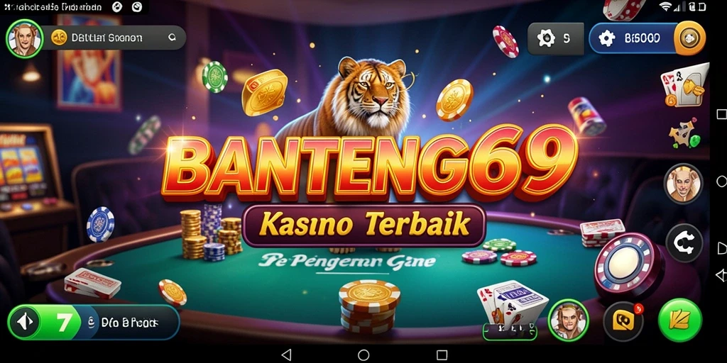 Screenshot utama BANTENG69 menampilkan gameplay Kasino yang seru dan interaktif.