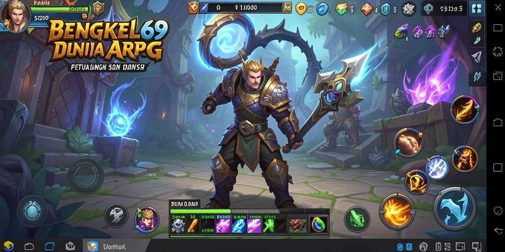Tampilan gameplay dinamis dan seru dalam BENGKEL69.