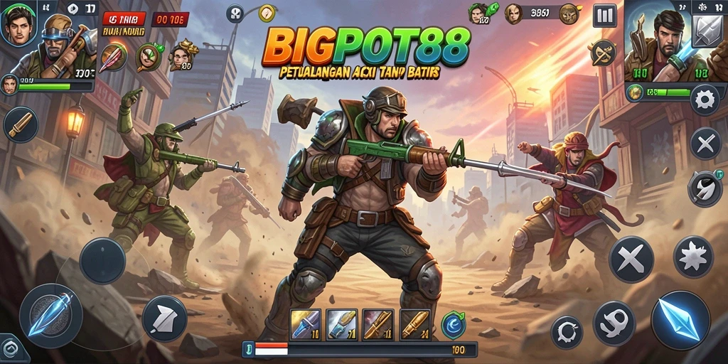 Screenshot menampilkan aksi gameplay seru dari BIGPOT88.