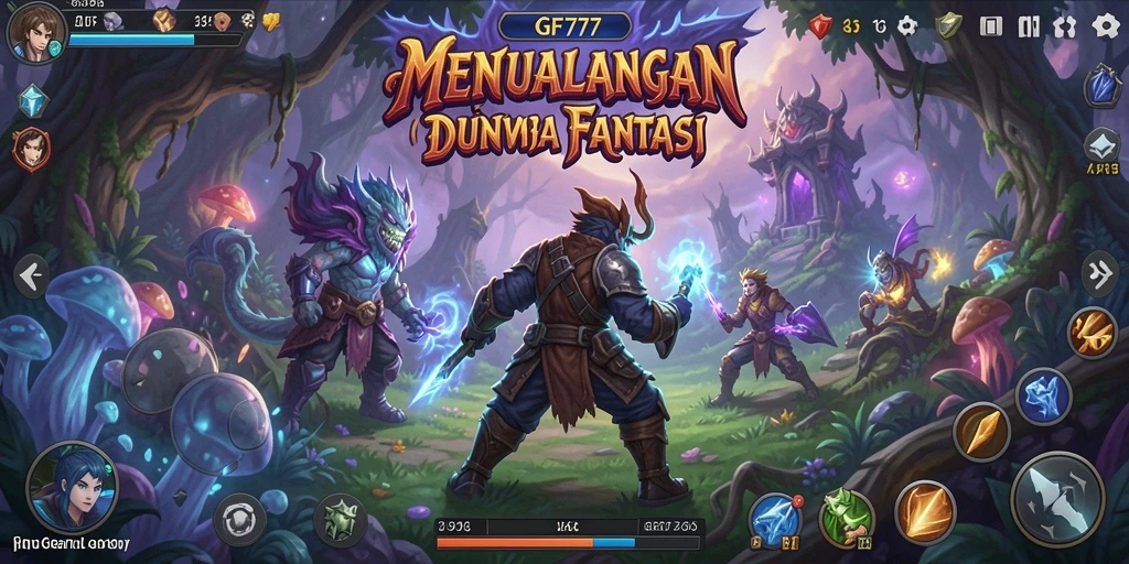 Screenshot gameplay GF777 menampilkan aksi petualangan seru.
