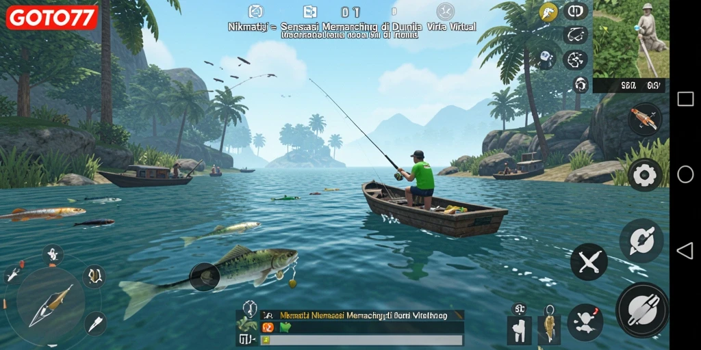 Screenshot GOTO77 menampilkan pengalaman memancing yang realistis dan menarik.