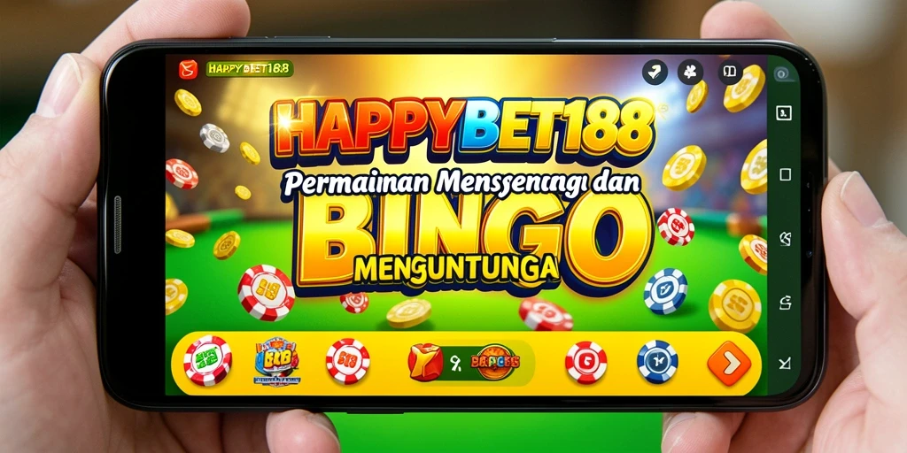 Tampilan gameplay menarik dari permainan Bingo di HAPPYBET188.