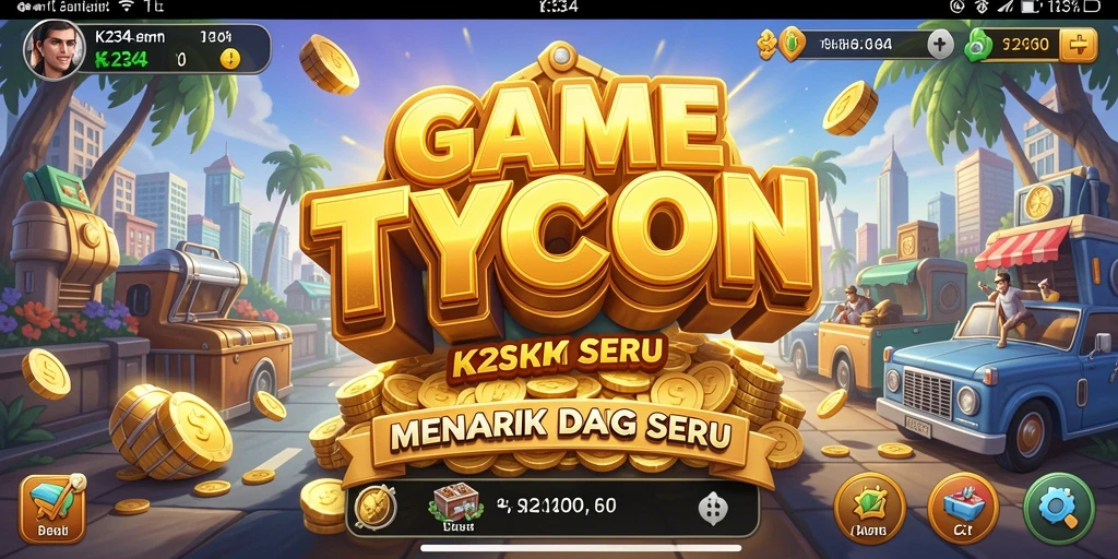 Tampilan gameplay K234 yang menarik dan penuh strategi Tycoon.