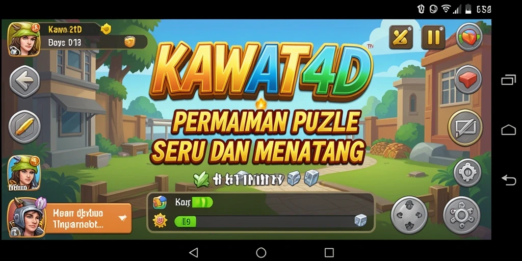 Tampilan gameplay KAWAT4D yang menarik dan mengasyikkan.