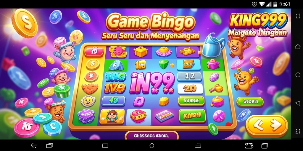 Screenshot gameplay KING999 yang menunjukkan keseruan bermain Bingo.