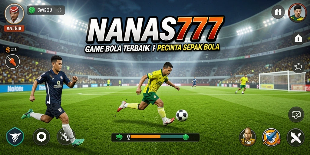 Screenshot NANAS777 menampilkan aksi sepak bola yang mengesankan.