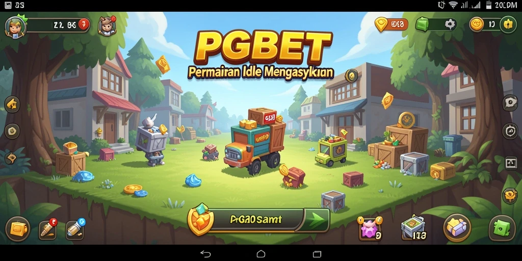 Tampilan gameplay PGBET yang menarik dengan elemen Idle.