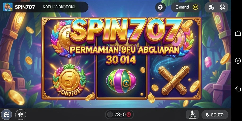 Tampilan penuh aksi gameplay SPIN707 dalam slot yang mengasyikkan.