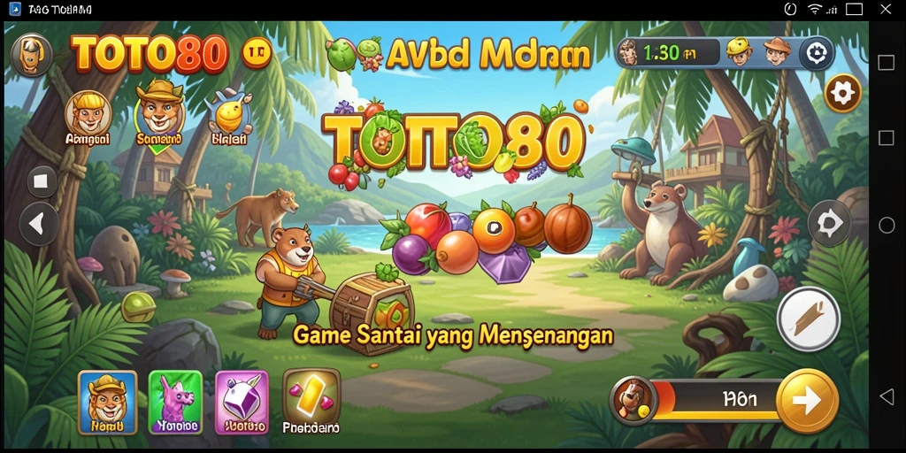 Tampilan gameplay TOTO80 yang menyenangkan dan menghibur.