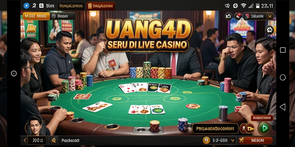 Tampilan gameplay menarik di Live Casino UANG4D.