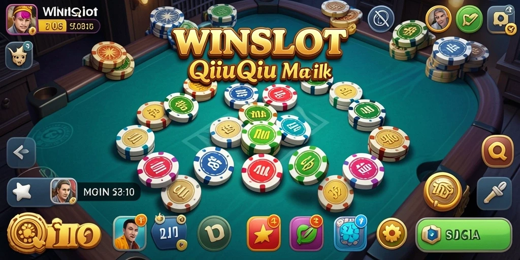 Tampilan gameplay QiuQiu yang mendebarkan di WINSLOT.